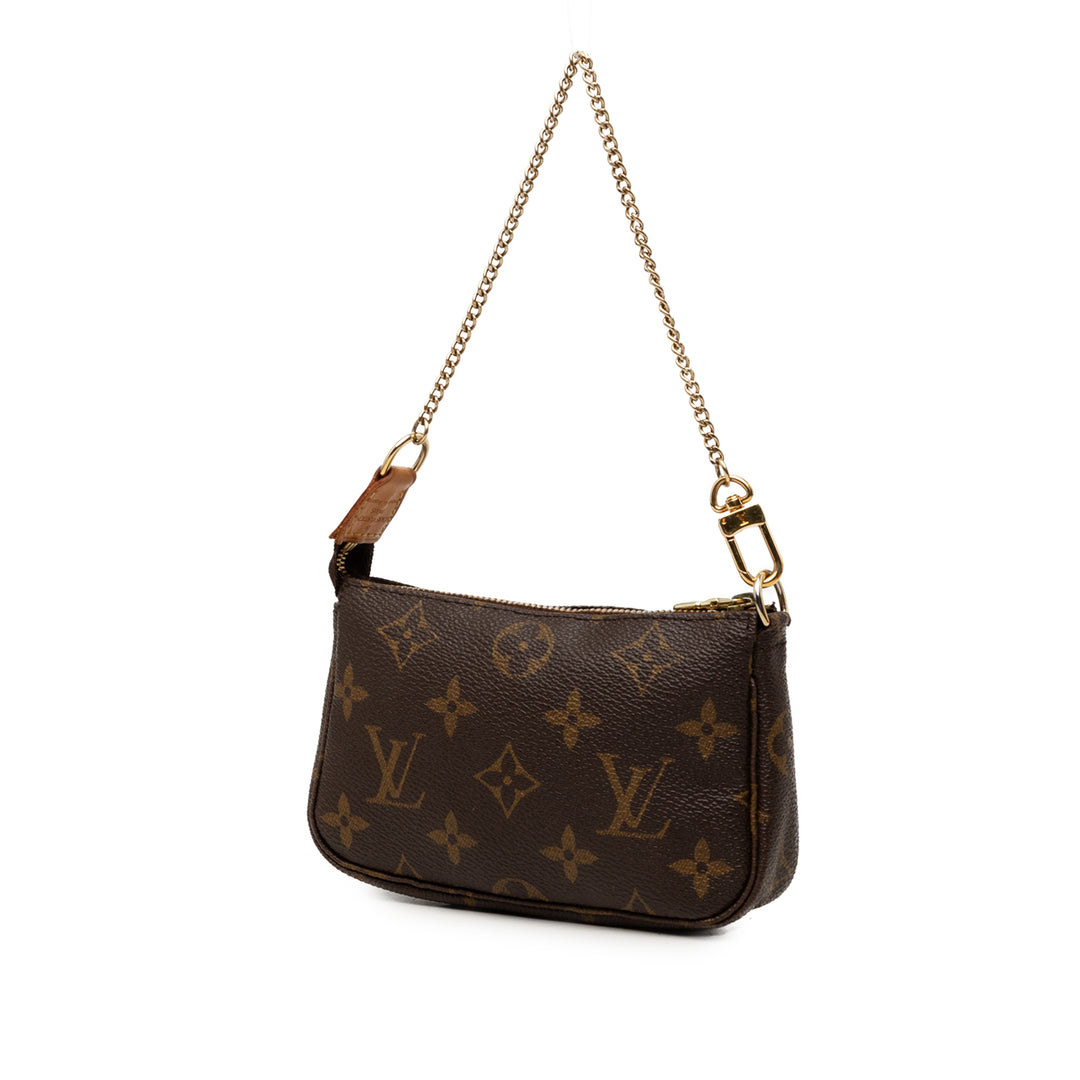 Pochette Accessoires Mini Monogram Marron