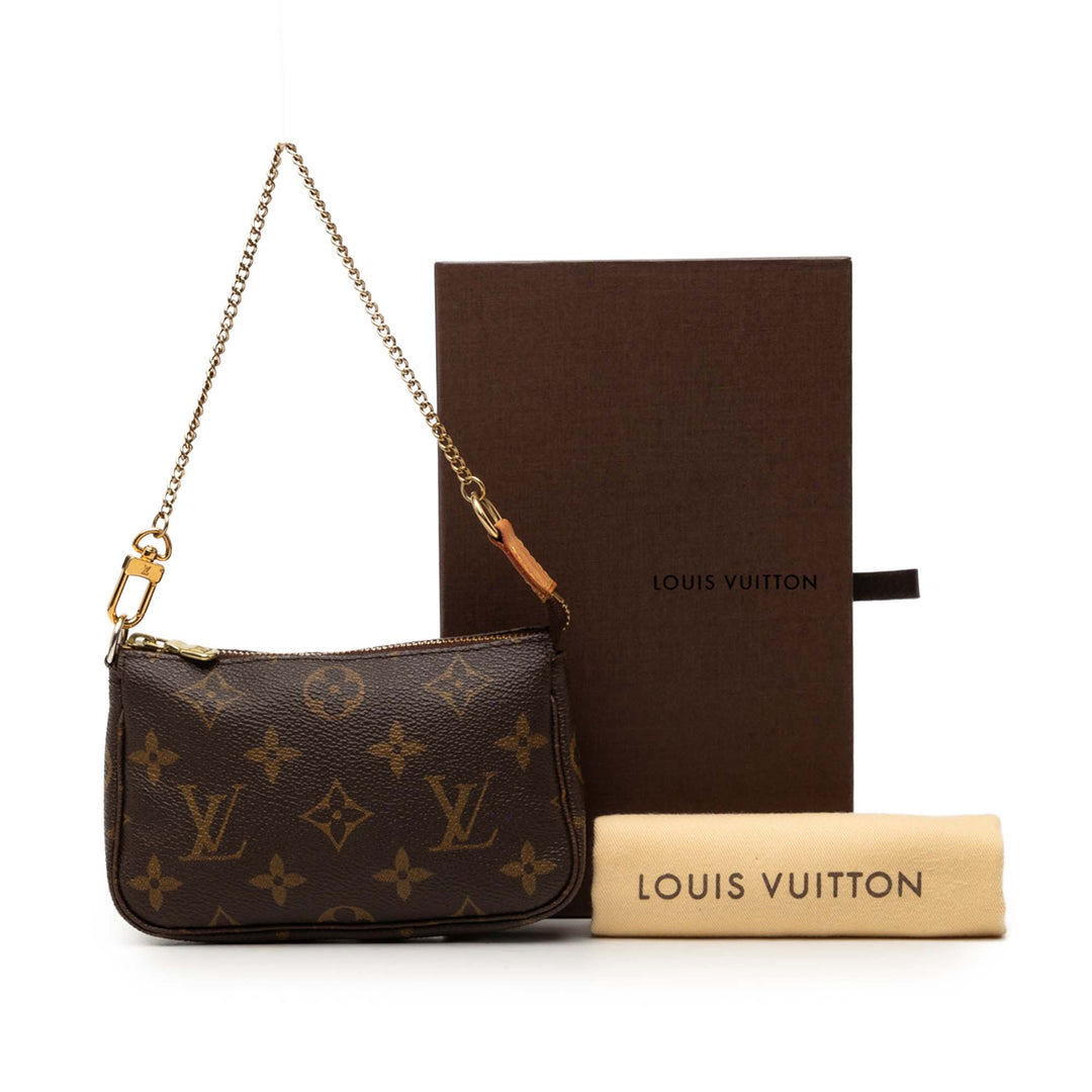 Pochette Accessoires Mini Monogram Marron