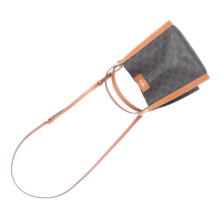 Triomphe Cube Sac Petit Triomphe enduite Noir