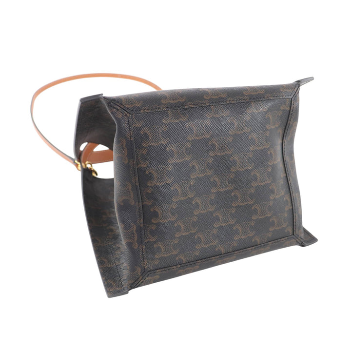 Triomphe Cube Sac Petit Triomphe enduite Noir