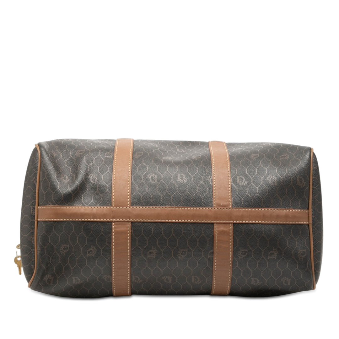 Dior Honeycomb Coated Toile Boston Sac