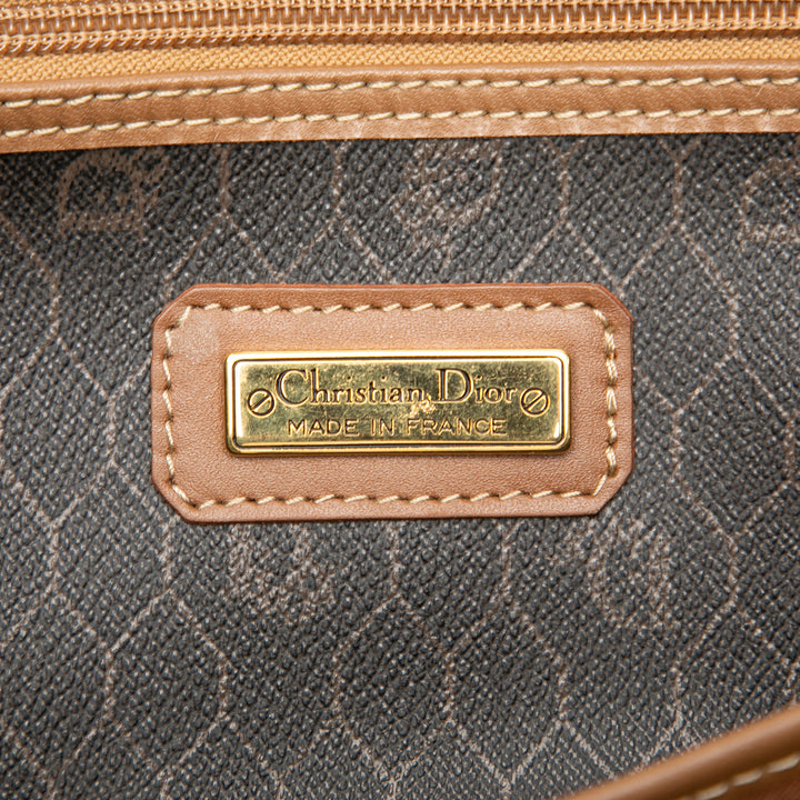 Dior Honeycomb Coated Toile Boston Sac