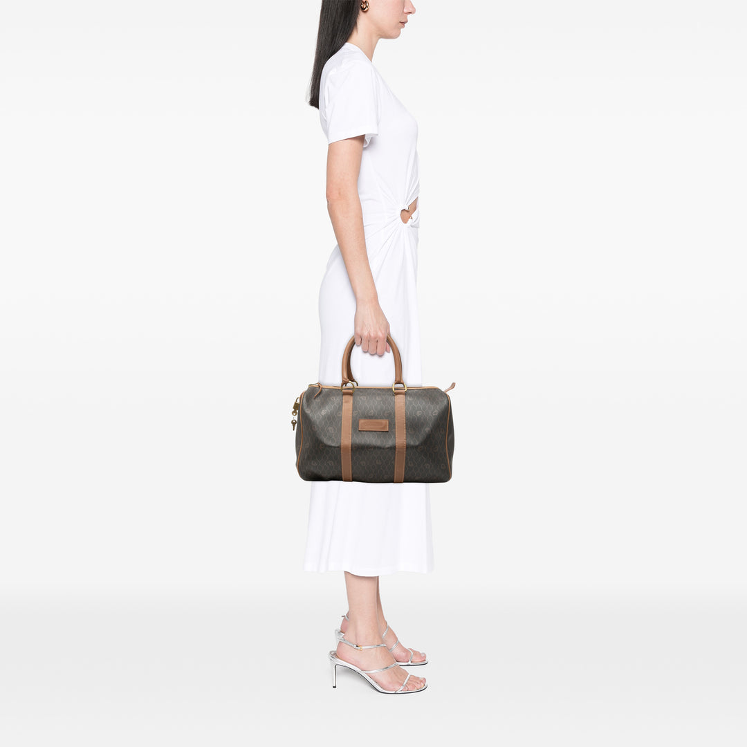 Dior Honeycomb Coated Toile Boston Sac