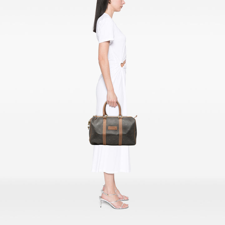 Dior Honeycomb Coated Toile Boston Sac