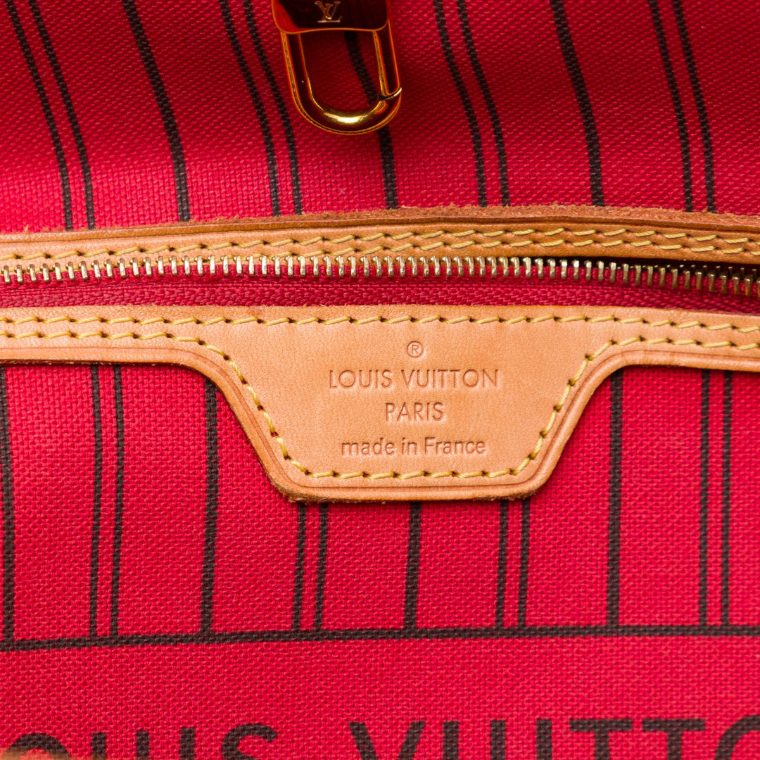 Louis Vuitton Cabas Neverfull Inside Out Monogram MM Marron – vue 5 – GABY PARIS