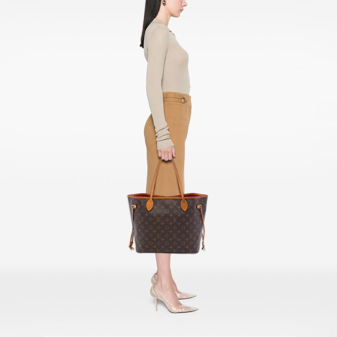 Louis Vuitton Cabas Neverfull Inside Out Monogram MM Marron – vue 6 – GABY PARIS