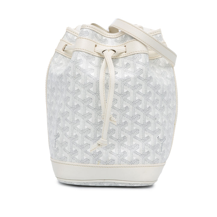 Goyard Sac seau Flot Goyardine Blanc – vue principale – GABY PARIS