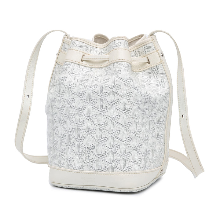 Goyard Sac seau Flot Goyardine Blanc – vue 2 – GABY PARIS