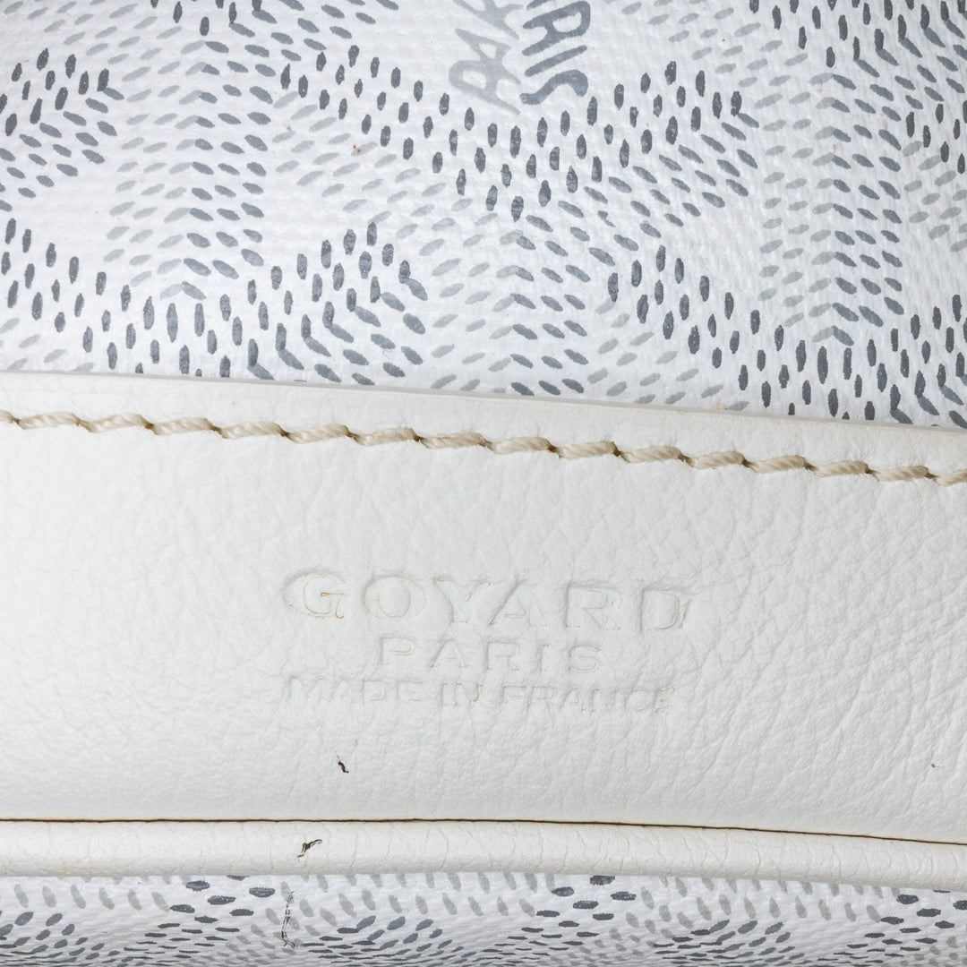 Goyard Sac seau Flot Goyardine Blanc – vue 5 – GABY PARIS