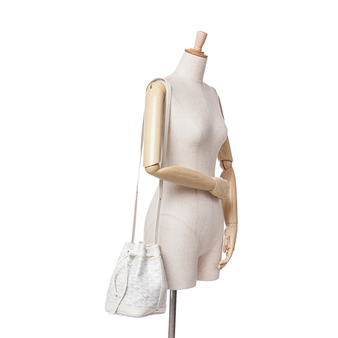 Goyard Sac seau Flot Goyardine Blanc – vue 7 – GABY PARIS