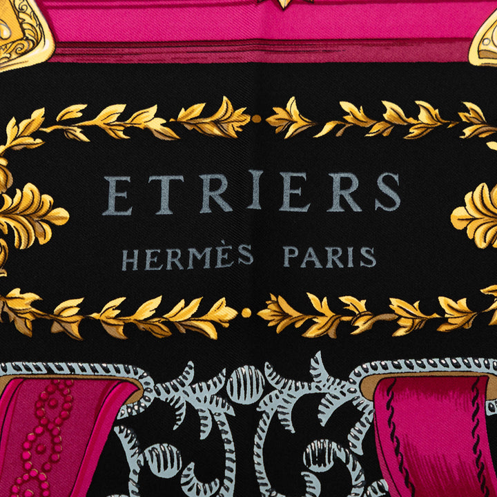 Hermès Etriers Foulard 90 Soie