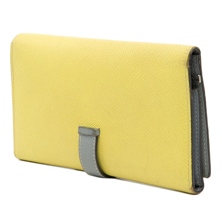 Hermès Bicolor Epsom Bearn Portefeuille long