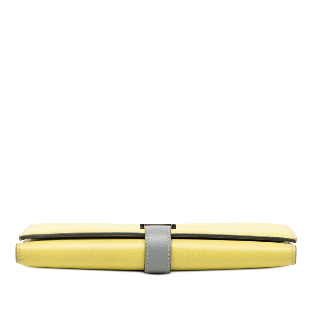 Hermès Bicolor Epsom Bearn Portefeuille long