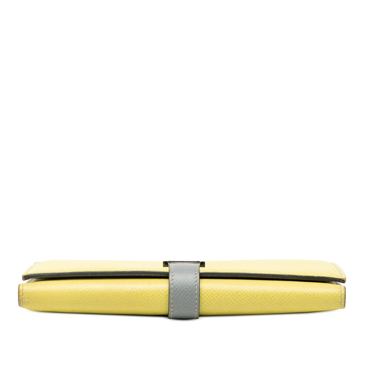 Hermès Bicolor Epsom Bearn Portefeuille long