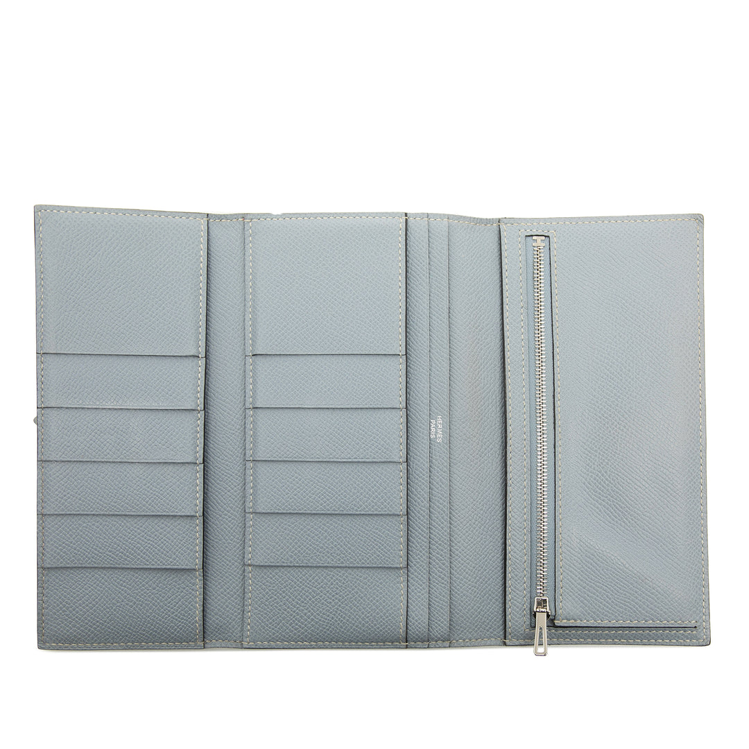 Hermès Bicolor Epsom Bearn Portefeuille long