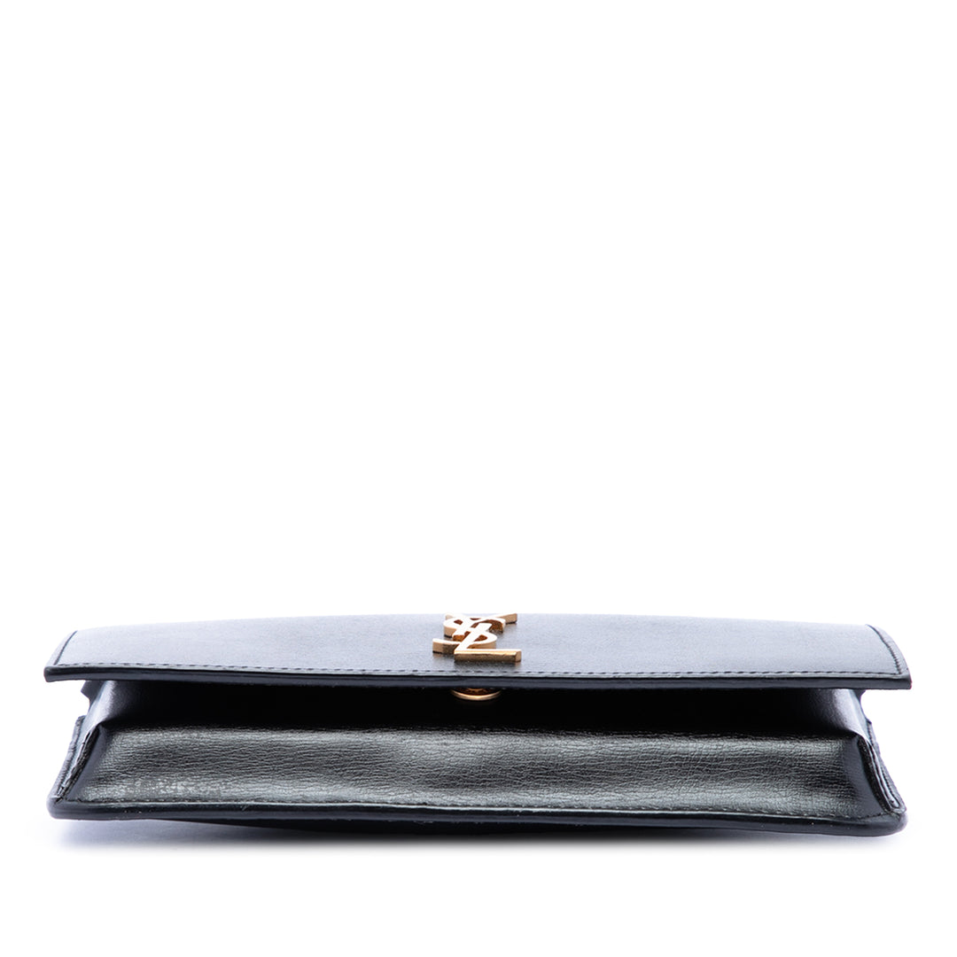 Saint Laurent Smooth Cuir de veau Monogram Cassandre Phone Holder
