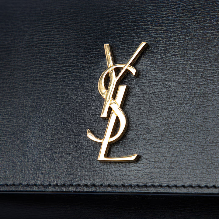 Saint Laurent Smooth Cuir de veau Monogram Cassandre Phone Holder