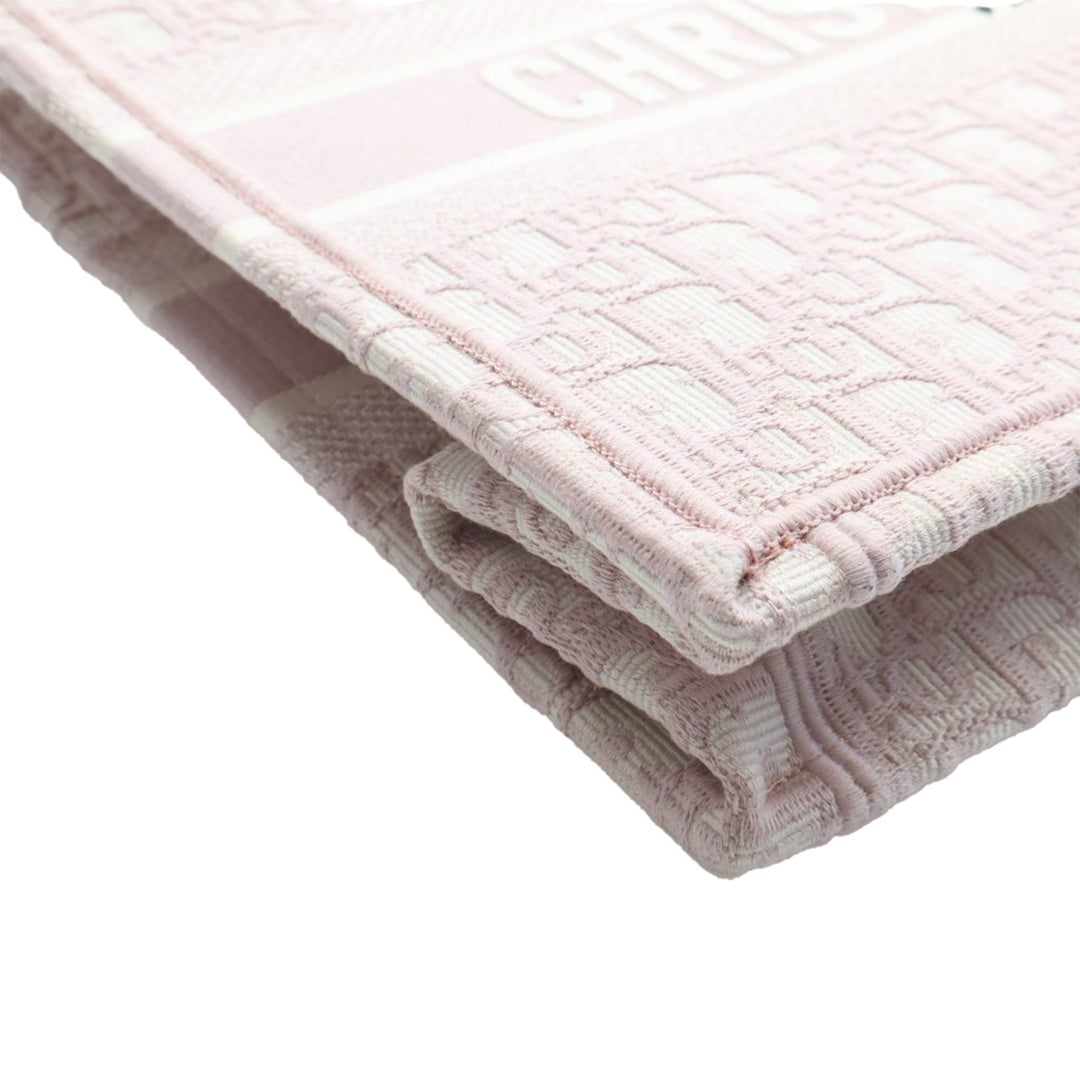 Dior Medium Oblique brodé Toile Book Cabas