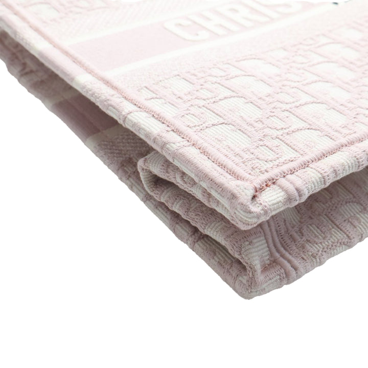 Dior Medium Oblique brodé Toile Book Cabas