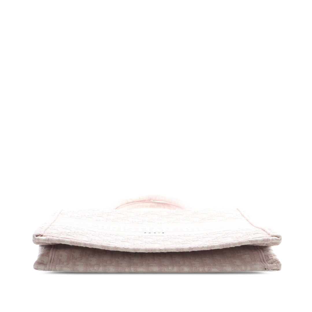 Dior Medium Oblique brodé Toile Book Cabas