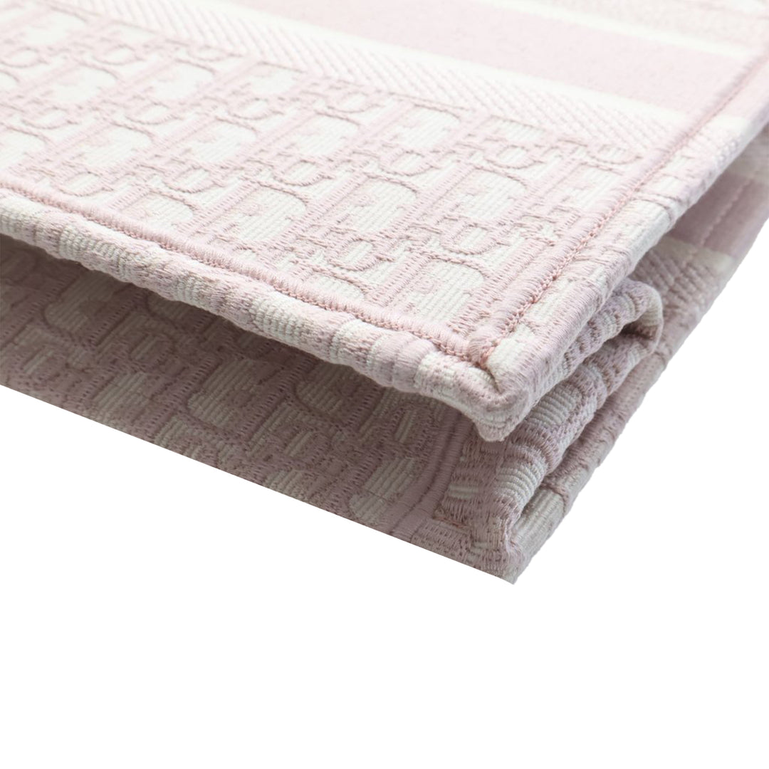 Dior Medium Oblique brodé Toile Book Cabas