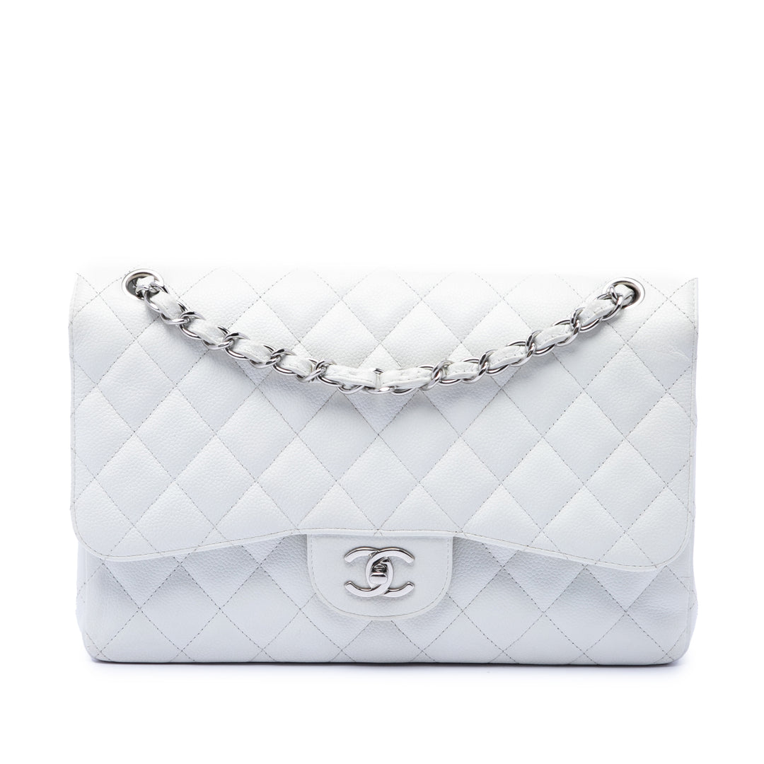 Chanel Jumbo Classic Caviar Double rabat