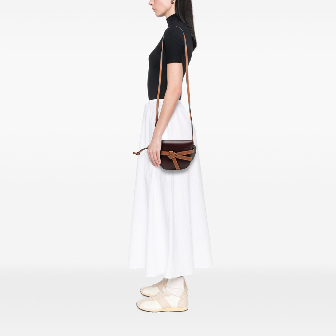Tricolore Gate Sac Mini Marron