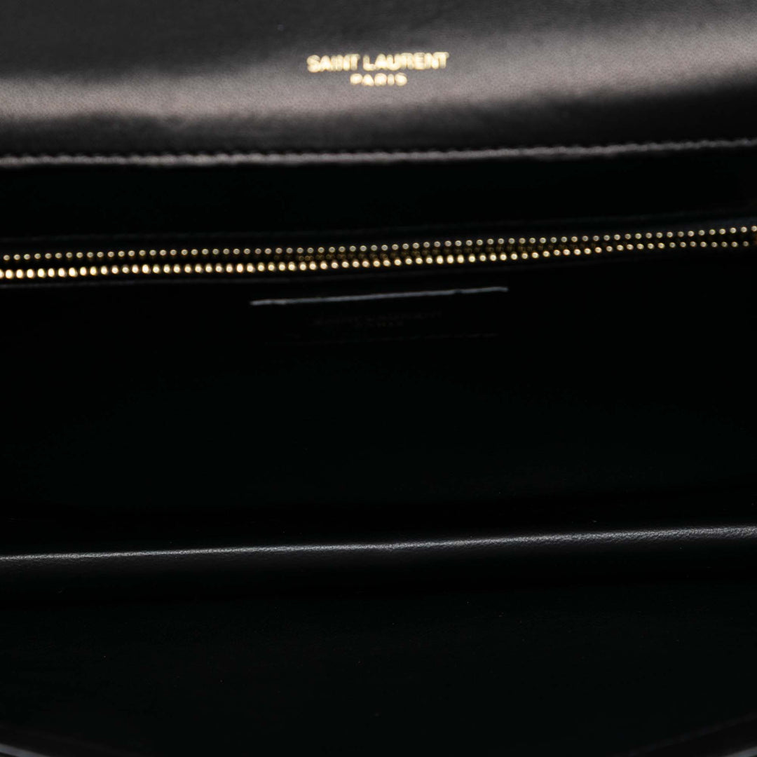 Saint Laurent Matelassé Cuir d’agneau Monogram Gaby Sac bandoulière