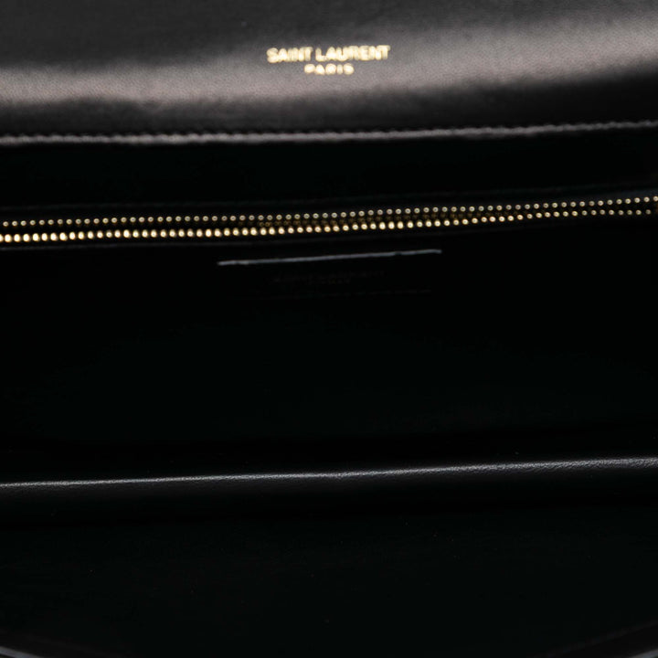 Saint Laurent Matelassé Cuir d’agneau Monogram Gaby Sac bandoulière
