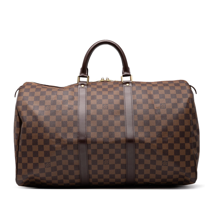 Louis Vuitton Damier Ebene Keepall 50 Marron