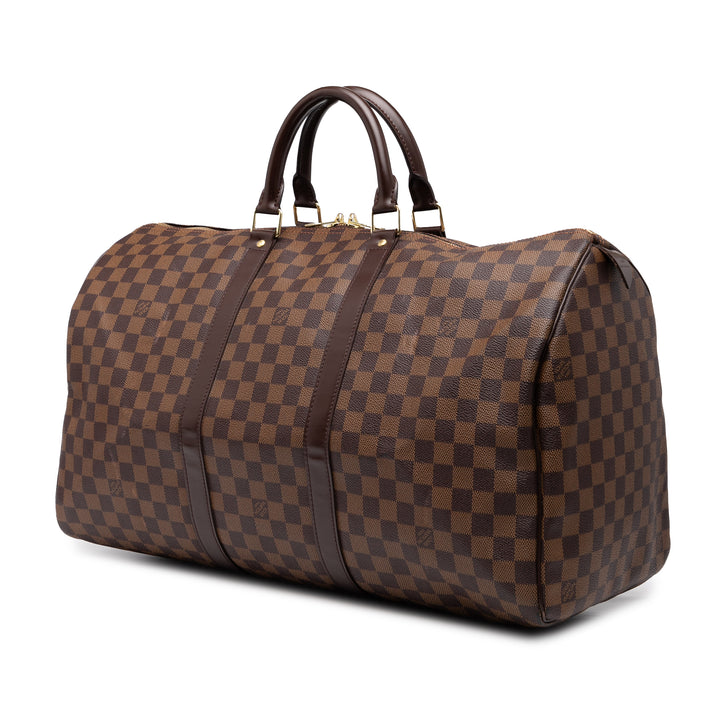Louis Vuitton Damier Ebene Keepall 50 Marron