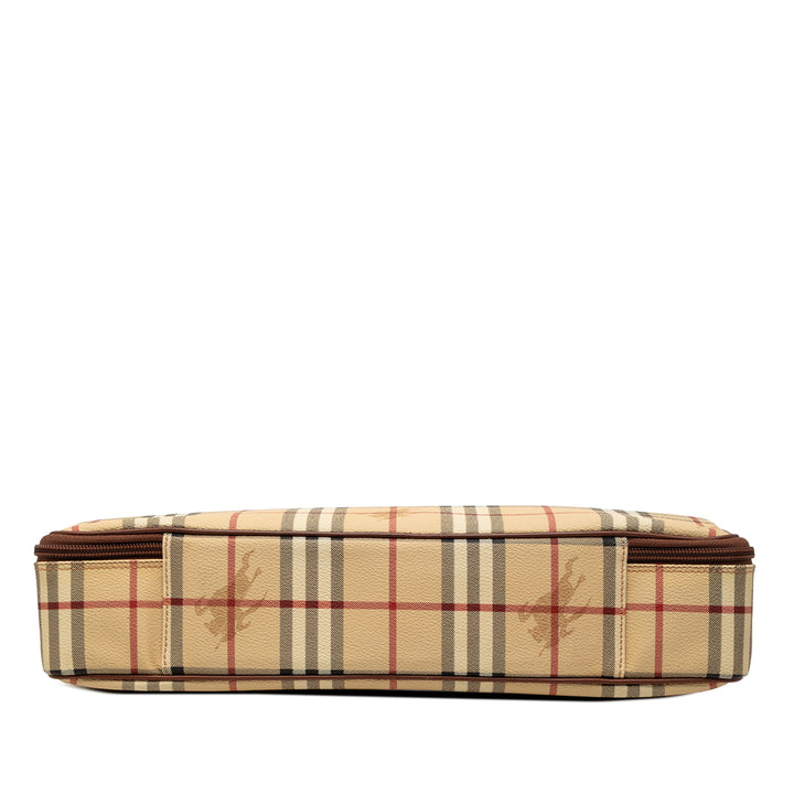 Haymarket Check Business Sac Toile enduite Beige