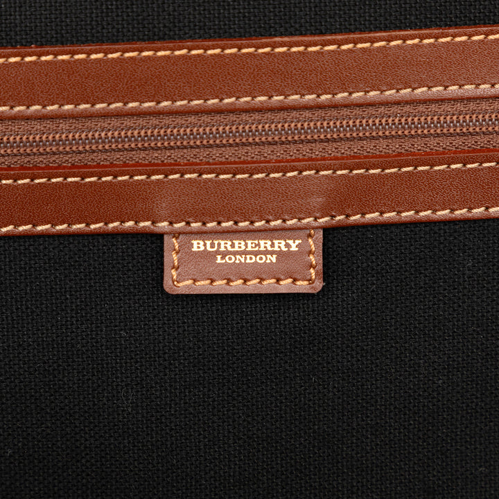 Haymarket Check Business Sac Toile enduite Beige