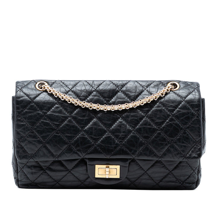 Chanel Matelassé vieilli Cuir de veau Reissue 2.55 Double rabat 227
