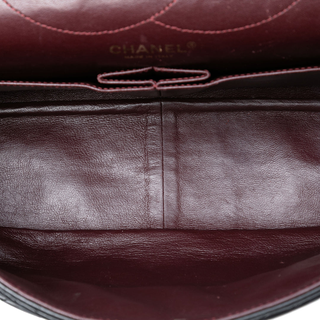 Chanel Matelassé vieilli Cuir de veau Reissue 2.55 Double rabat 227