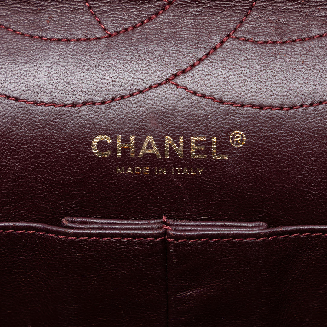 Chanel Matelassé vieilli Cuir de veau Reissue 2.55 Double rabat 227