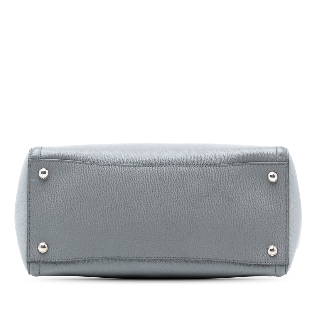 Prada Medium Bicolor Saffiano Lux Galleria Sac