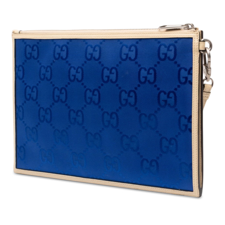 Gucci Pochette GG Off the Grid Bleu – vue 2 – GABY PARIS