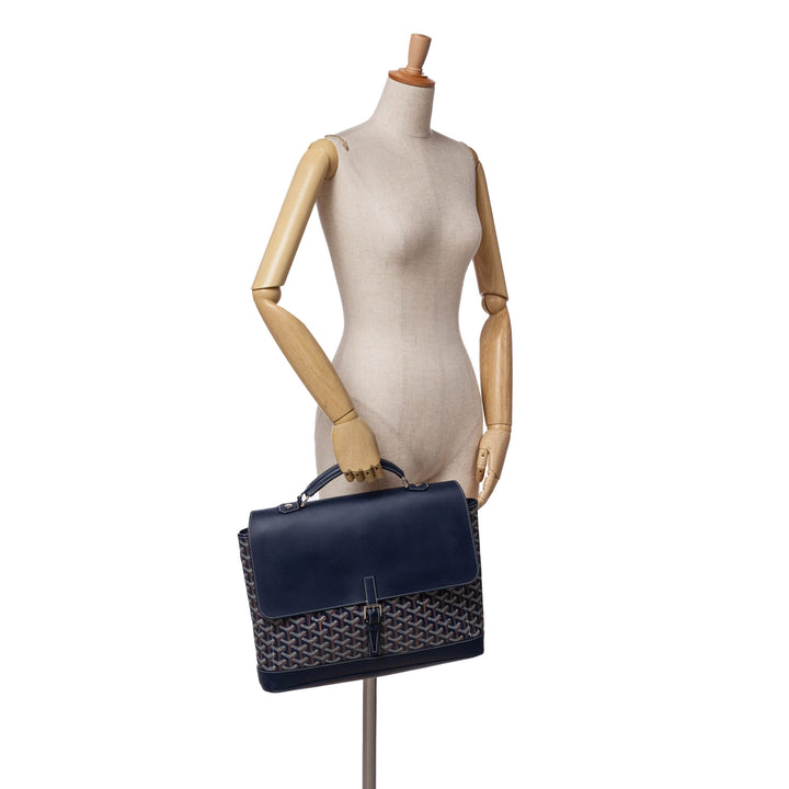 Goyard Goyardine Citadin PM Bleu – GABY PARIS Authentique