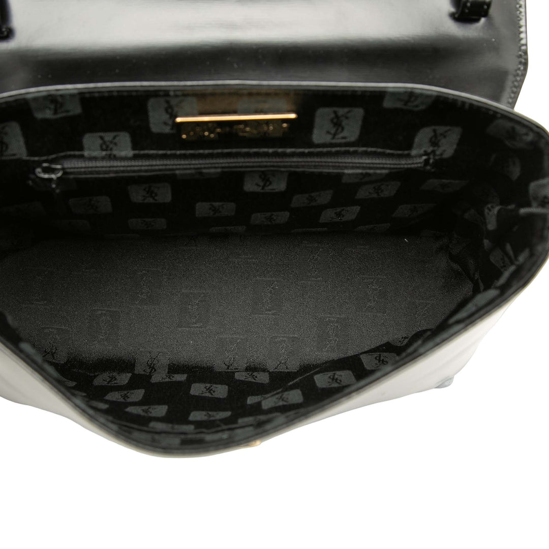 Saint Laurent Cuir Logo Charm sac à anse supérieure
