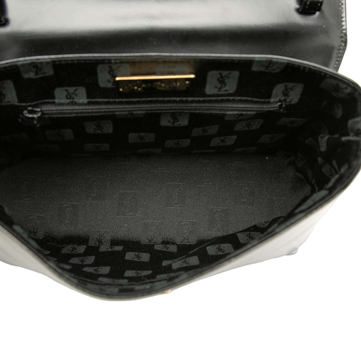 Saint Laurent Cuir Logo Charm sac à anse supérieure
