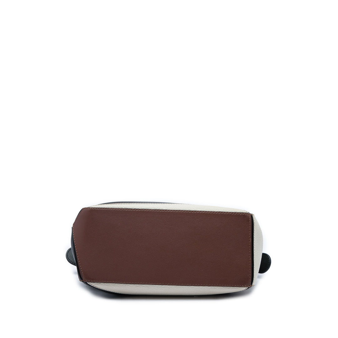 LOEWE Sac à main Tricolore Puzzle Petit Cuir de veau Noir – vue 3 – GABY PARIS