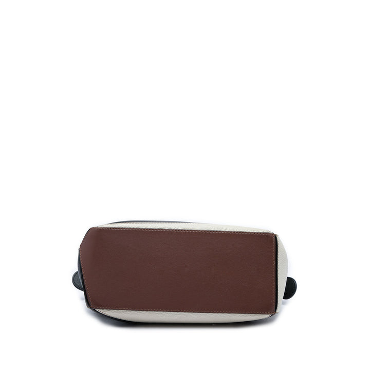 LOEWE Sac à main Tricolore Puzzle Petit Cuir de veau Noir – vue 3 – GABY PARIS