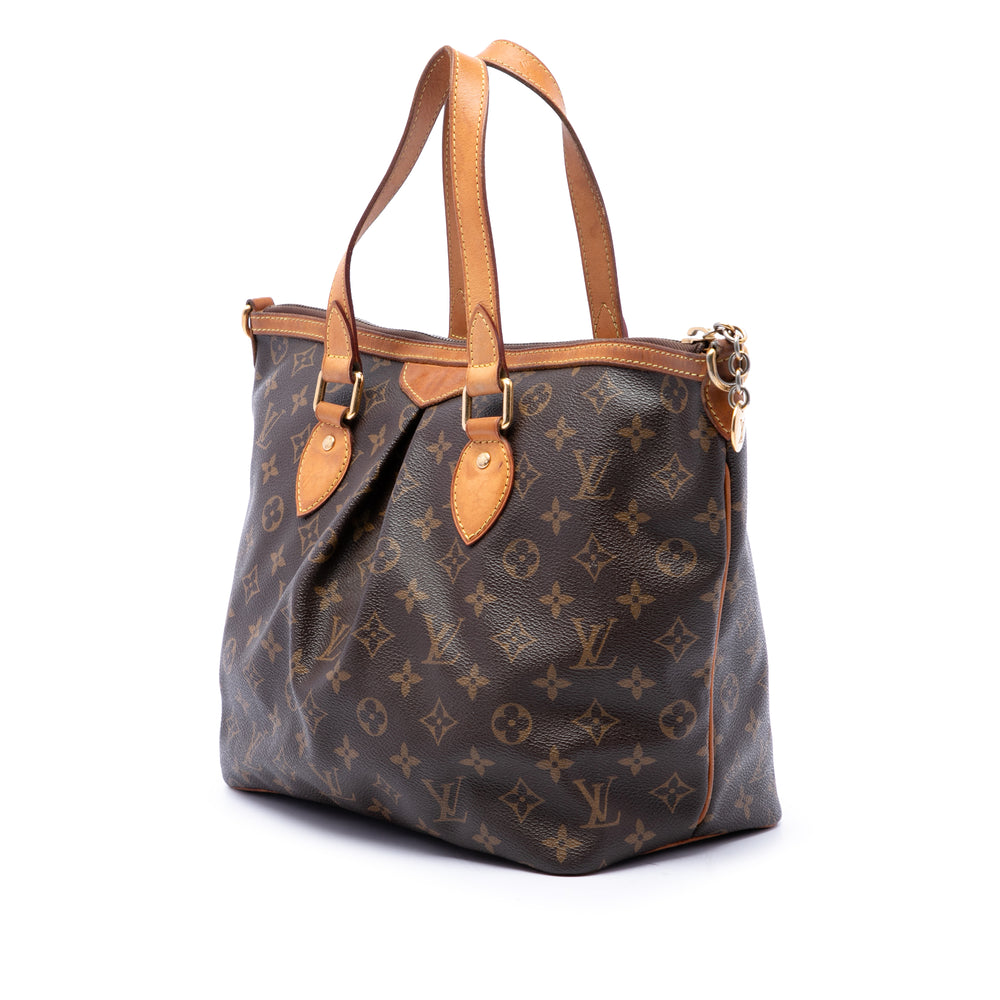 Louis Vuitton Palermo PM Monogram Marron – vue 2 – GABY PARIS
