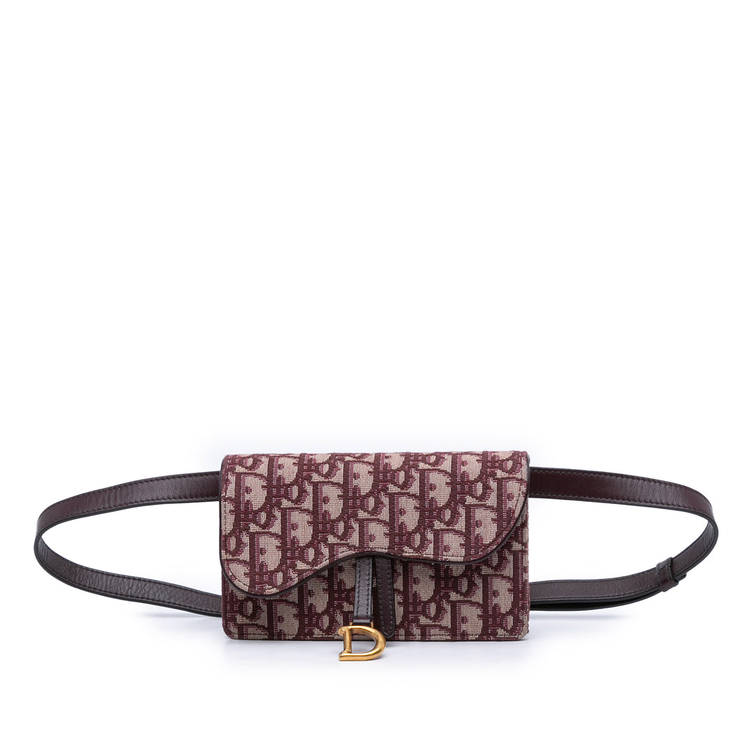 Dior Oblique Toile Saddle Sac ceinture