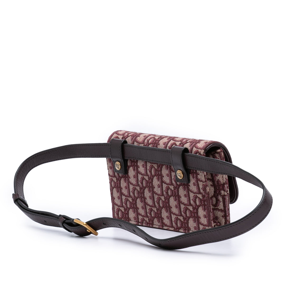 Dior Oblique Toile Saddle Sac ceinture