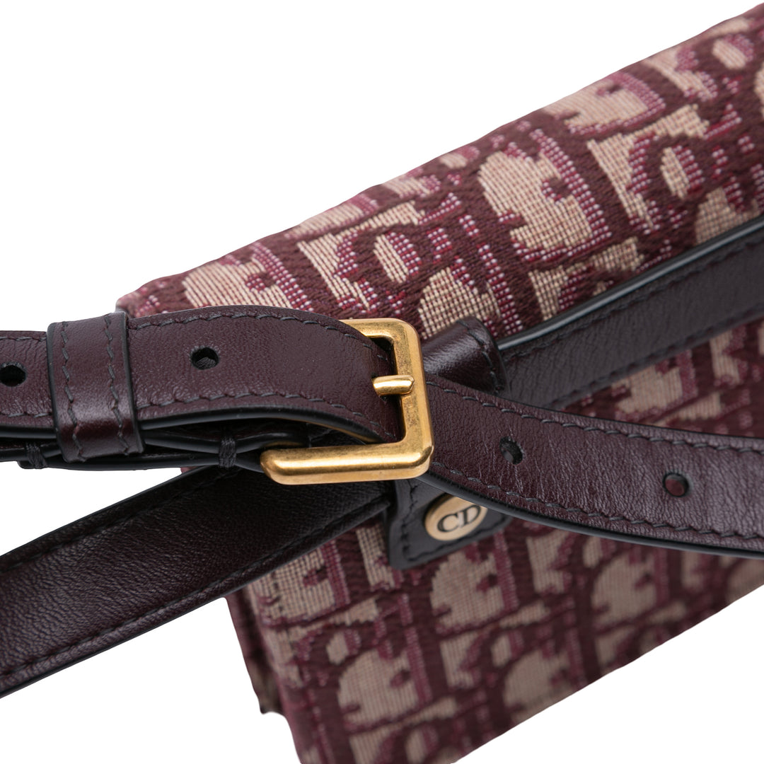 Dior Oblique Toile Saddle Sac ceinture
