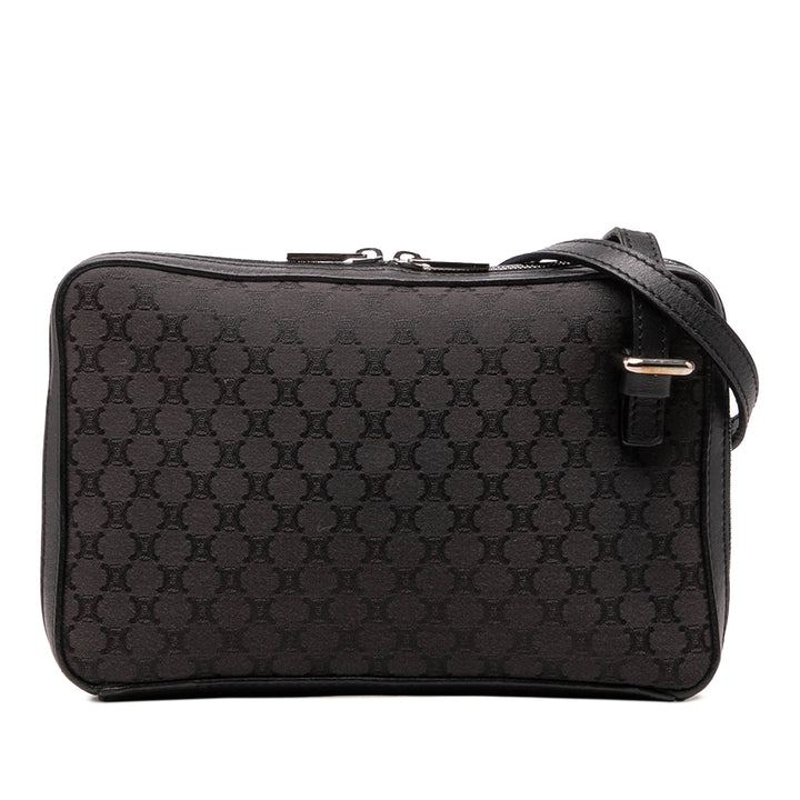 Celine Cuir à finitions Macadam Toile Messenger Sac