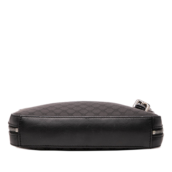 Celine Cuir à finitions Macadam Toile Messenger Sac