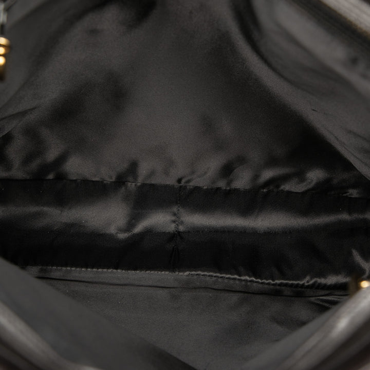 Chanel CC Matelassé Poche avant Cabas Cuir d'agneau